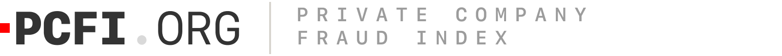 PCFI.org · Private Company Fraud Index